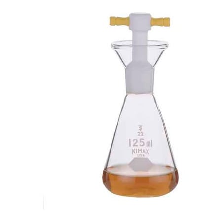 Cp Lab Safety. Kimble Kimax Iodine Flasks, 125ML, Case of 12 27200-125